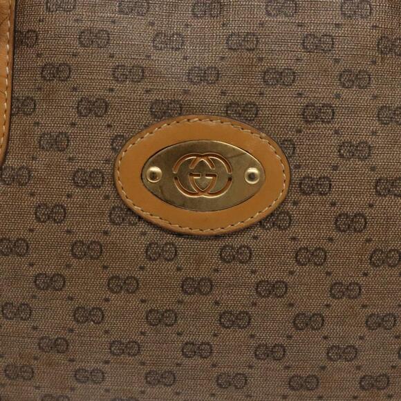 GUCCI Micro GG Supreme Hand Bag Pvc Beige Gold 000 104 000 104 - Picture 14 of 16